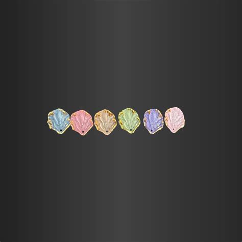 Acrylic | 20x18 mm | Shell Shaped Beads | Ay Mami