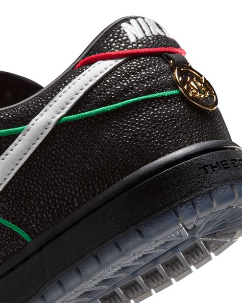 Nike SB Dunk Low Pro x Bronx Girls Skate 'Black and Challenge Red ...