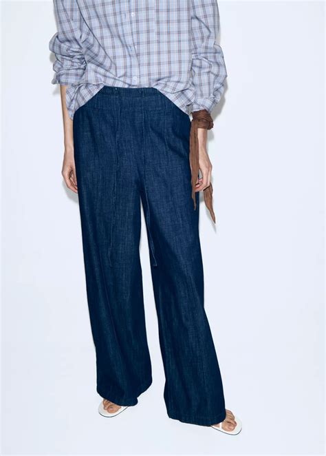Mango drops perfect jean-trouser hybrid for £40 – and they're polished ...