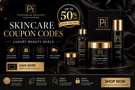 Best Skincare Coupon Codes & Luxury Beauty Deals