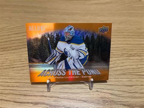 Ukko-Pekka Luukkonen 2024-25 Allure Hockey Across the Pond Orange | Aukro