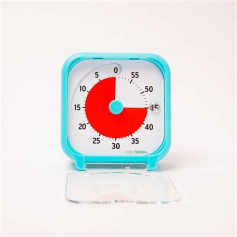 Time Timer pocket - 7,5 x 7,5 cm - turkis