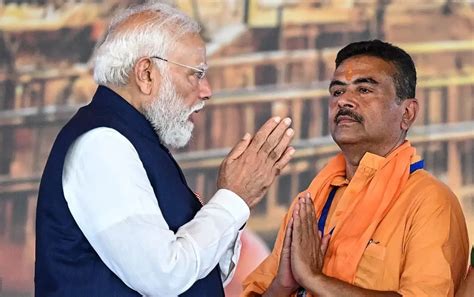 Adhikari mirrors PM Modi with symbolic 'dandavat pranam' in Assembly