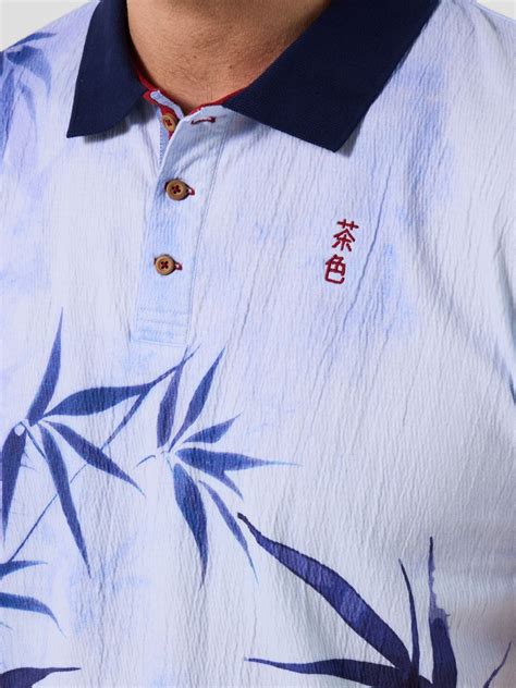 Buy Joe Browns Blue Brilliant Bamboo Print Polo Shirt from Next India