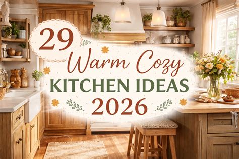 29 Cozy Kitchen Ideas for a Warm & Inviting Home