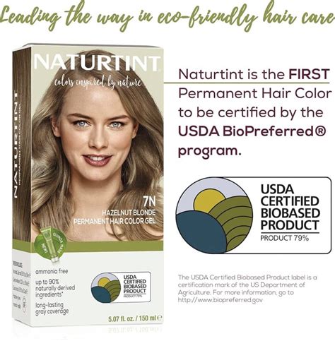 Naturtint 7N Hazelnut Blonde Permanent Hair Color Gel Ammonia-Free Pack ...