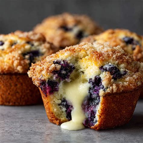 Blueberry Cream Cheese Muffins Recipe
