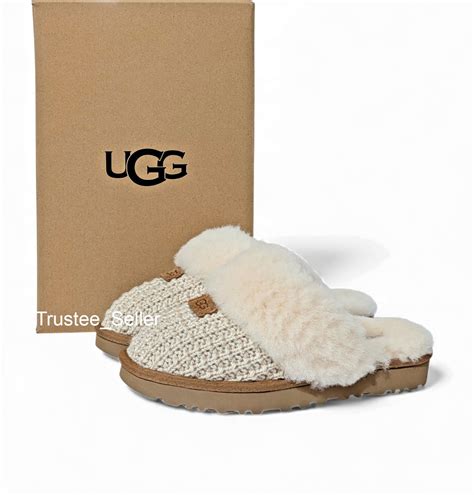 New in Original Box Women's 100% UGG Brand Cozy Cream Shoes Slippers ...