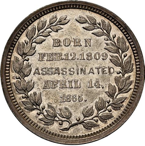 1865 Abraham Lincoln Presidential 18mm Medal J-PR-36MS 62 | #4923949106