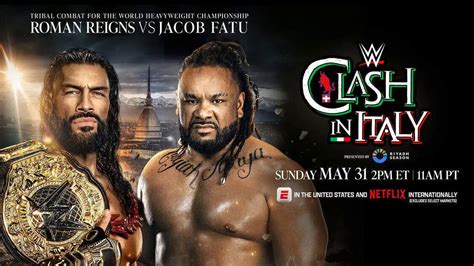 WWE Clash in Italy 2026 matches, main event, and full predictions