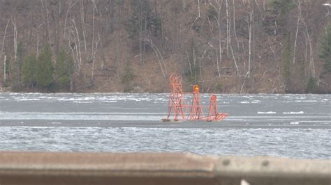 Update: Teal Lake Meltdown structure sinks after drifting around on a piece of ice
