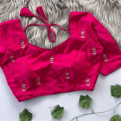 Silpa Floral Silk Blouse – Kalyanja