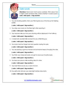 Recognizing Triggers Worksheets - GetWorksheets.com