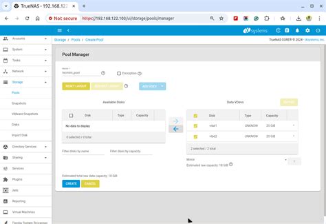 TrueNAS - Configure ZFS Storage and NFS Shares - Part 2
