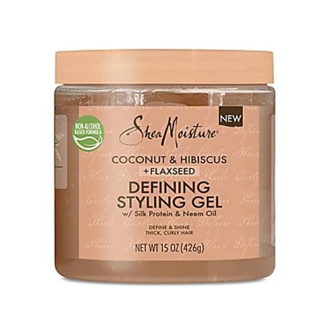 Shea Moisture Define Styling Hair Gel Coconut & Hibiscus + Flaxseed 15oz - Portal Pharmacy