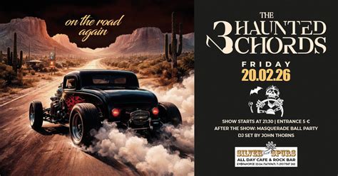 the ThreeHauntedChords live@Silver Spurs-After the show Masquerade Ball ...