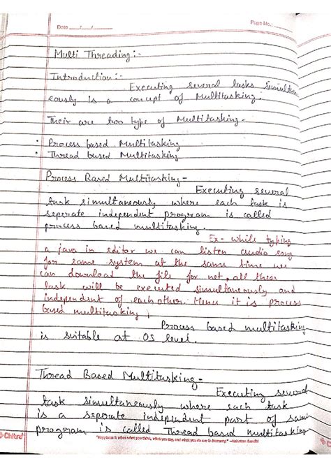Multi-Threading Concepts and Techniques - CS 101 Lecture Notes - Studocu