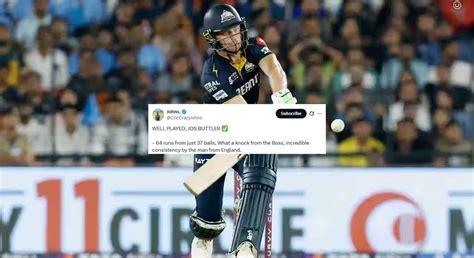 "Incredible consistency" - Fans impressed as Jos Buttler slams 64 off ...