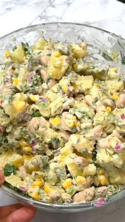 Simple vegan potato salad recipe to try