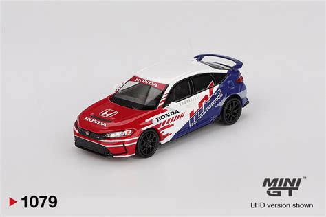 Buy Honda Civic TYPE R 2024 Pace Car HRC 1:64 scale model car - Mini GT ...