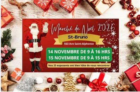 Marché de Noël Saint-Bruno édition 2026, 563 Ave Saint-Alphonse, Alma ...