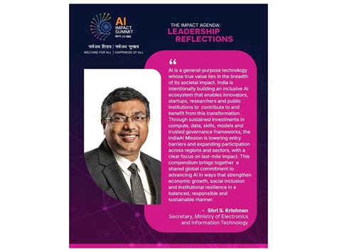 India's AI ambitions rooted in intent to build truly inclusive ...