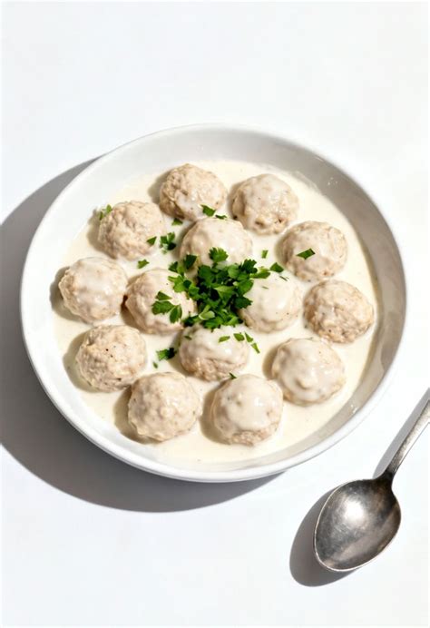 Przepis na pulpeciki drobiowe w sosie śmietanowym (keto)