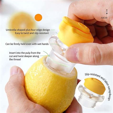 Ke1Clo Lemon Squeezer, Manual Hand Juicer with Built-in Filter ...