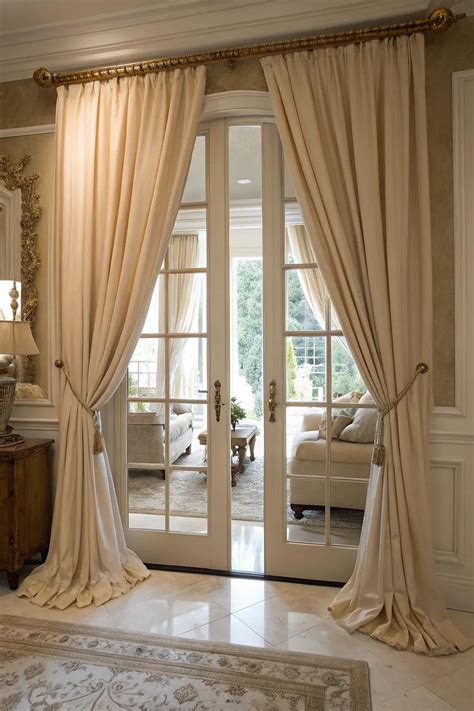 Elegant Door Curtain Ideas to Suit French Decor - Light and Layer
