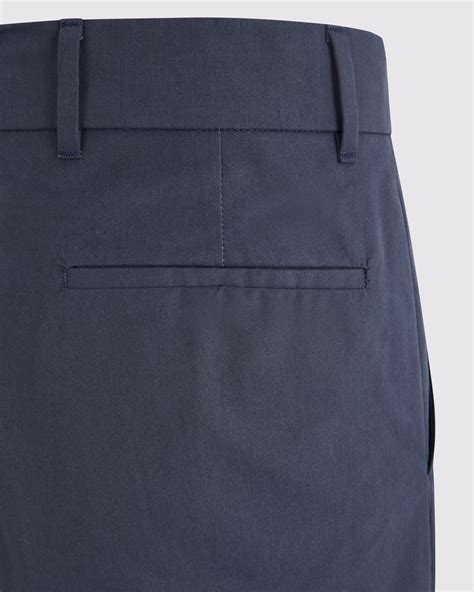 Men's Blue Chino Trousers in Navy Blue Cotton | Bally Global US