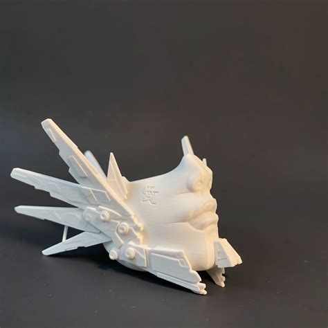 🗿 Sci-Fi Mechanical Face Sculpture with Winged Armor・ STL File for 3D ...
