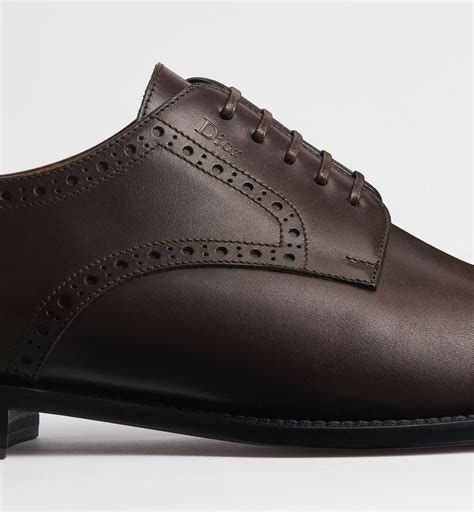 Dior Heir Derby Brogue Brown Smooth Calfskin | DIOR