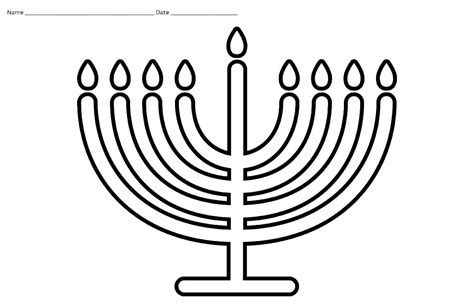 3 Menorah Templates (17x11 in.) by HenRyCreated | TPT