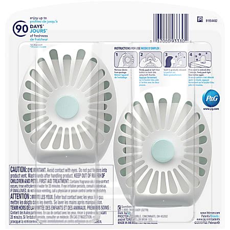 Febreze Small Spaces Air Fresheners Gain 0.5 Oz Pack Of 2 Air ...