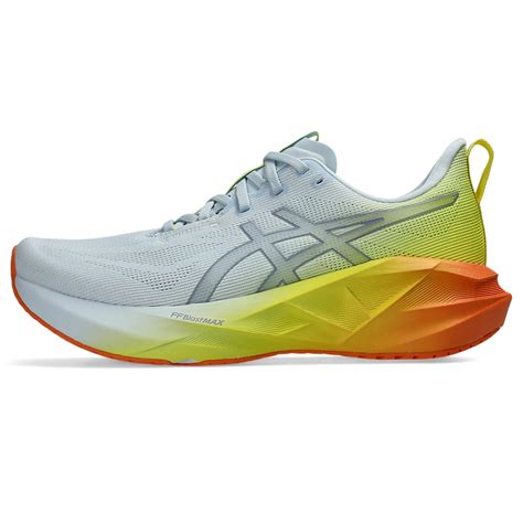 Buy ASICS Mens NOVABLAST 5 Sunny Sizzle Sky/Lemon Spark Running Shoes ...