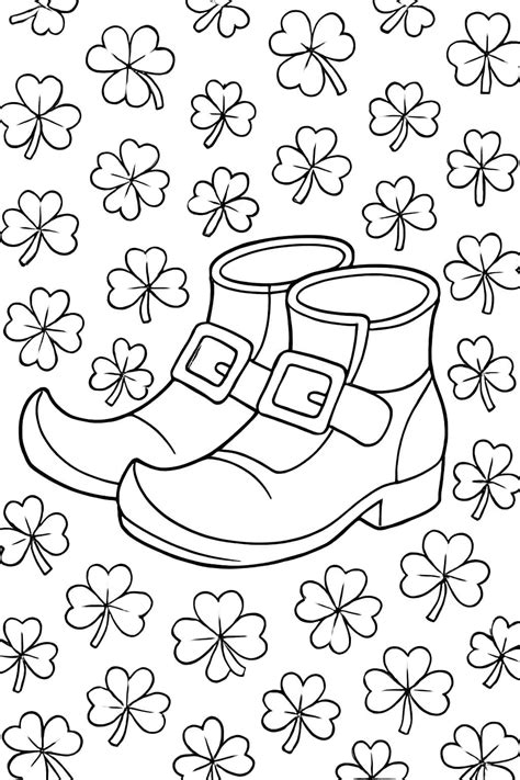 Leprechaun 색칠하기 페이지 - 유아를 위한 간단한 요정 얼굴