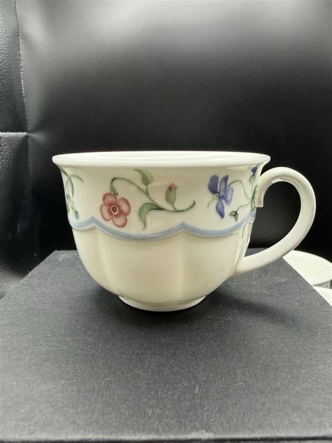 Villeroy & Boch Mariposa Tea Cups Set Of 4 Bone China EUC | eBay