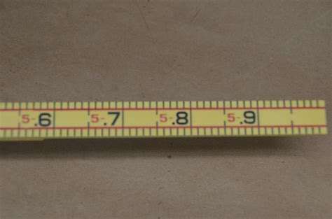Rhino Folding Engineer's 6' Ruler 10th & Inches P/N 55125 (1-F)