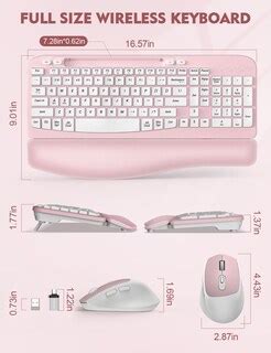 Combinación De Teclado Y Ratón Inalámbricos Eaybly Wave Keys - Venta ...