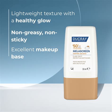 Ducray Melascreen Tinted Anti Spots Fluid Sunscreen SPF50+ 30ml I Redu ...