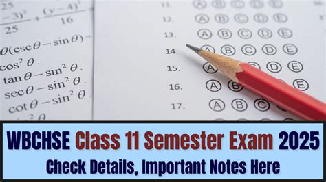 WBCHSE First Time Conduct Class 12 Semester Exam, Admit Card to be ...