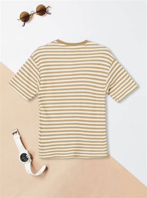 Buy Boys Striped T-shirt Online at just Rs. 399.0 - 1000016169465 | Max ...