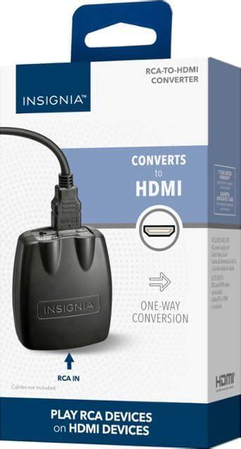 Amazon.com: INSIGNIA RCA to HDMI Converter, 1080P RCA Composite Audio ...