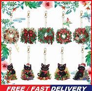 Image result for Black Cat Christmas Wreath