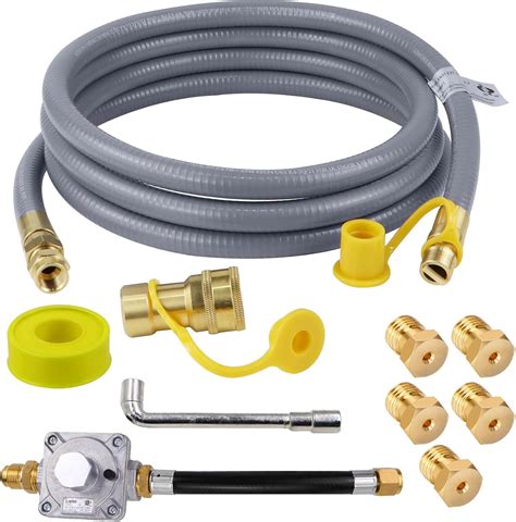 Propane to Natural Gas Conversion Kit for Grills, 10FT 1/2'' Natural ...