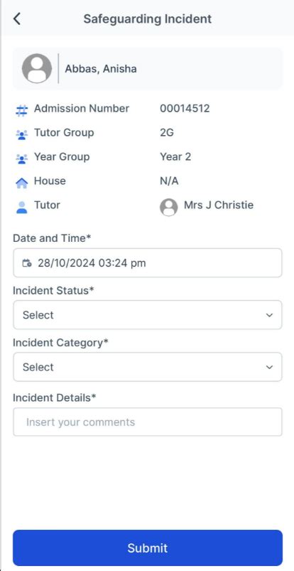 How to Add a Safeguarding Incident Using the New Teacher App – Bromcom ...