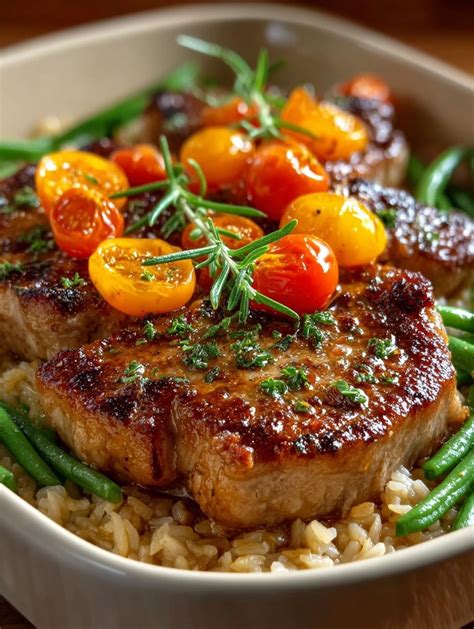 Comforting Pork Chop Casserole with Rice for Family Nights - Ragutasty