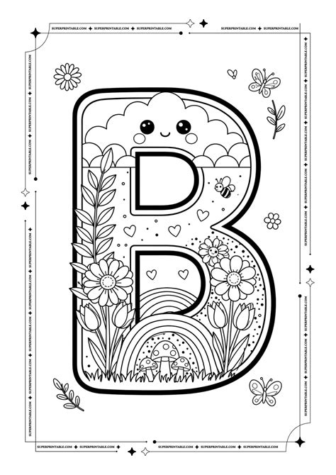 Cute March Alphabet Coloring Pages (Free PDF Printables)