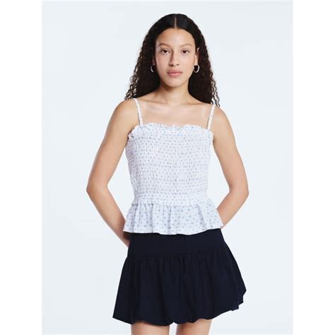 Free Assembly Women's Smocked Peplum Maxi Dress, Sizes XS-XXL - Walmart.com