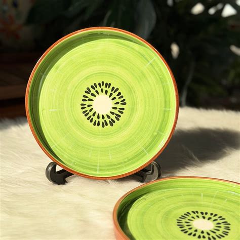 Kiwi Platter Plate – CERAMICS AND HOME